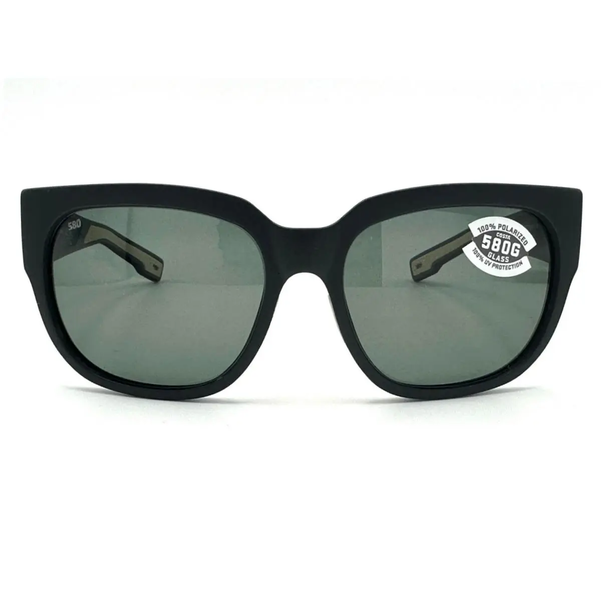 Waterwoman ll Sunglasses Matte Black/gray 580Glass by Costa Del Mar