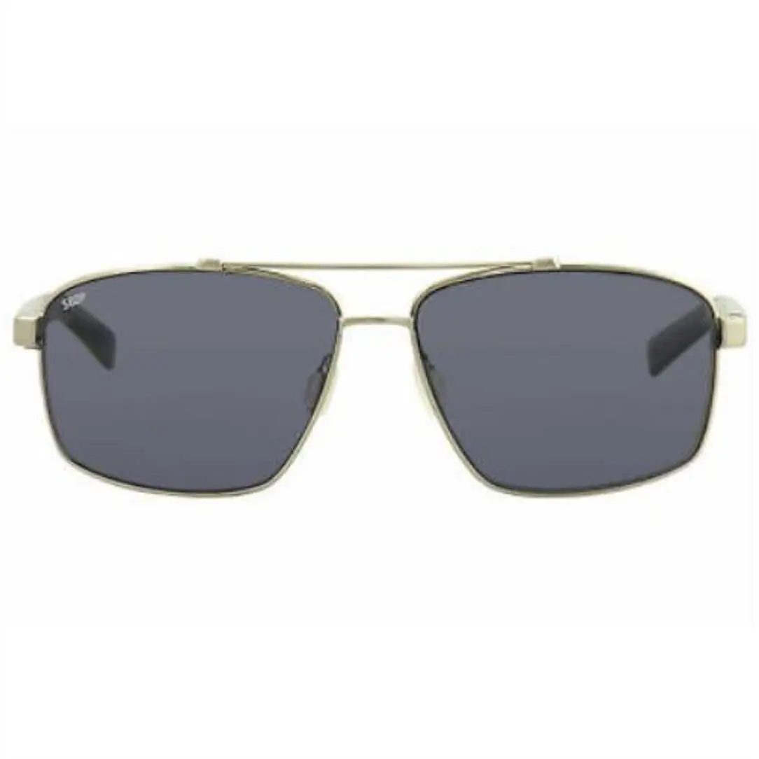 Costa Del Mar Flagler Sunglasses Brushed Silver/gray 580Plastic - Frame: Brushed Silver, Lens: Gray 580Plastic