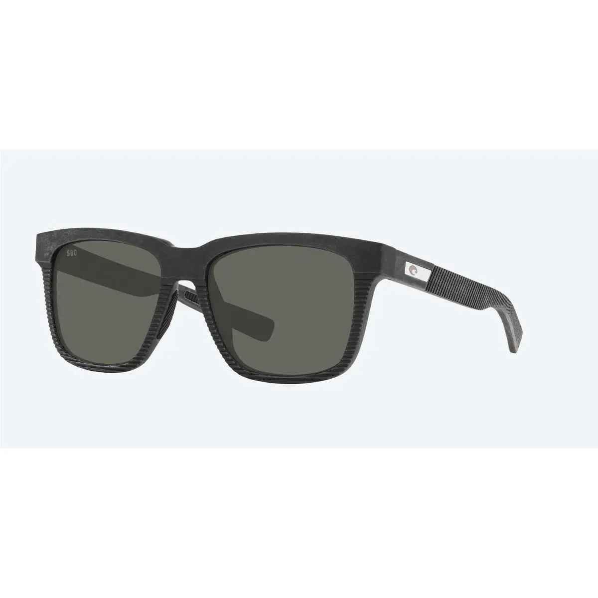 Costa Del Mar Pescador Net Gray with Gray Rubber/gray 580G Polarized Sunglasses - Frame: Net Gray With Gray Rubber, Lens: Gray