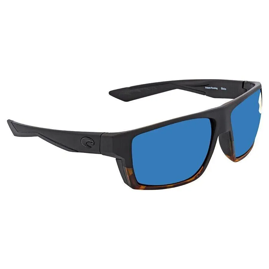 Blk 181 Obmp Bloke Sunglasses Black/tortoise Blue Mirror 580P by Costa Del Mar