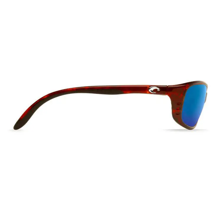Costa Brine Sunglasses Tortoise Frame/ Blue Mirror Glass Lens 580G - Blue