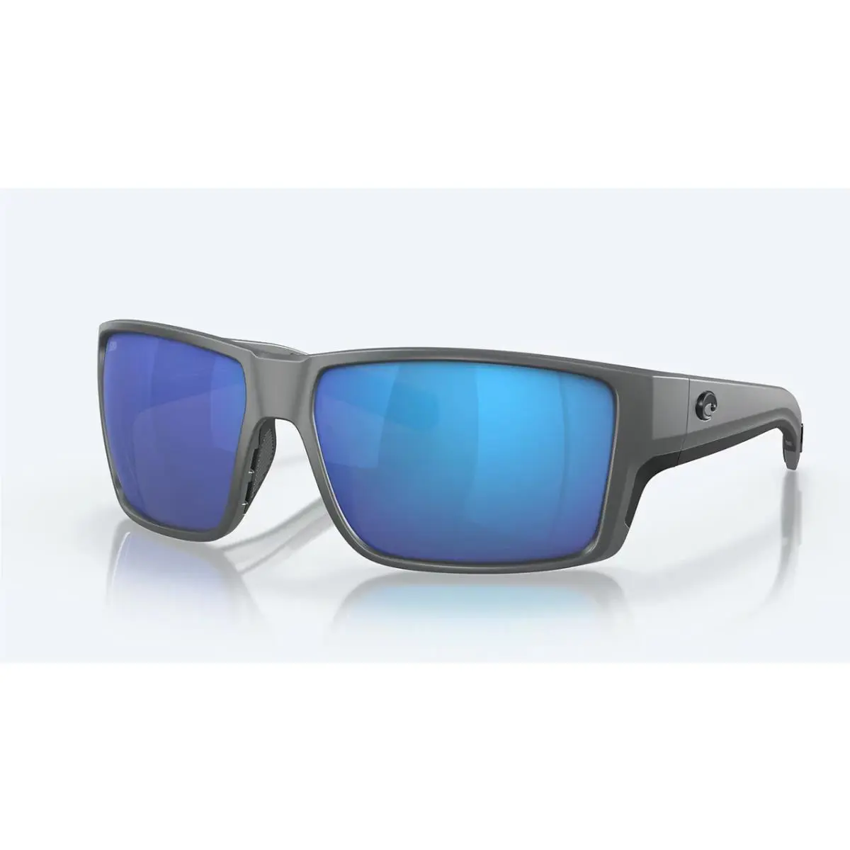 Costa Del Mar Reefton Pro Gray Frame with Blue Mirror Polarized Sunglasses