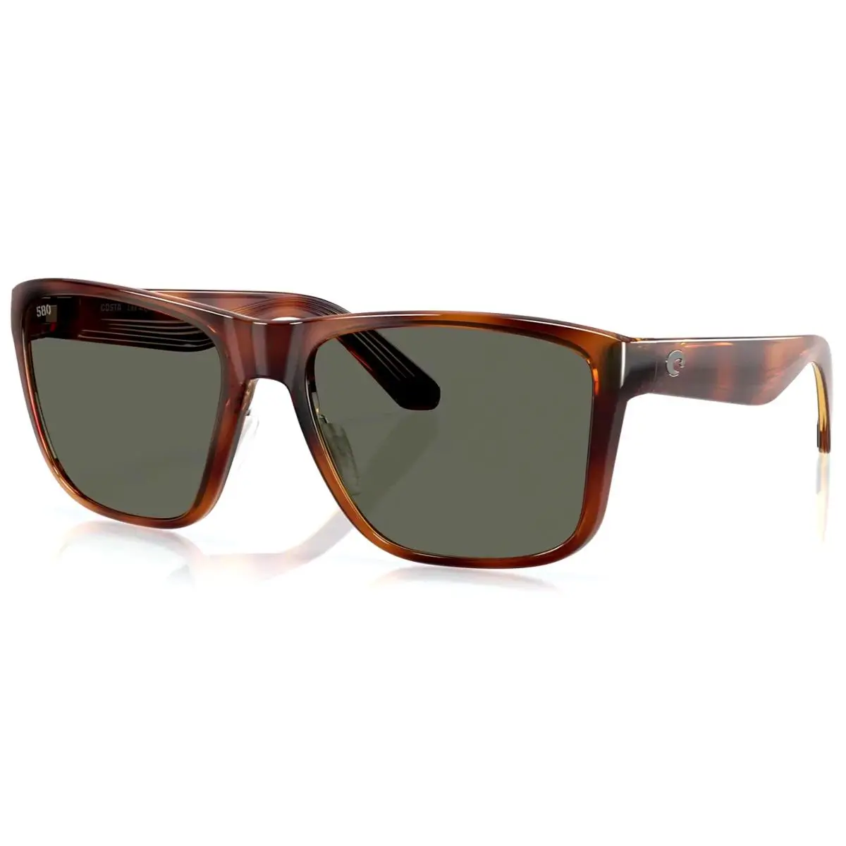 Costa Del Mar Sunglasses Los Alijos Tortoise Gray Mirror Polarized Glass 580G
