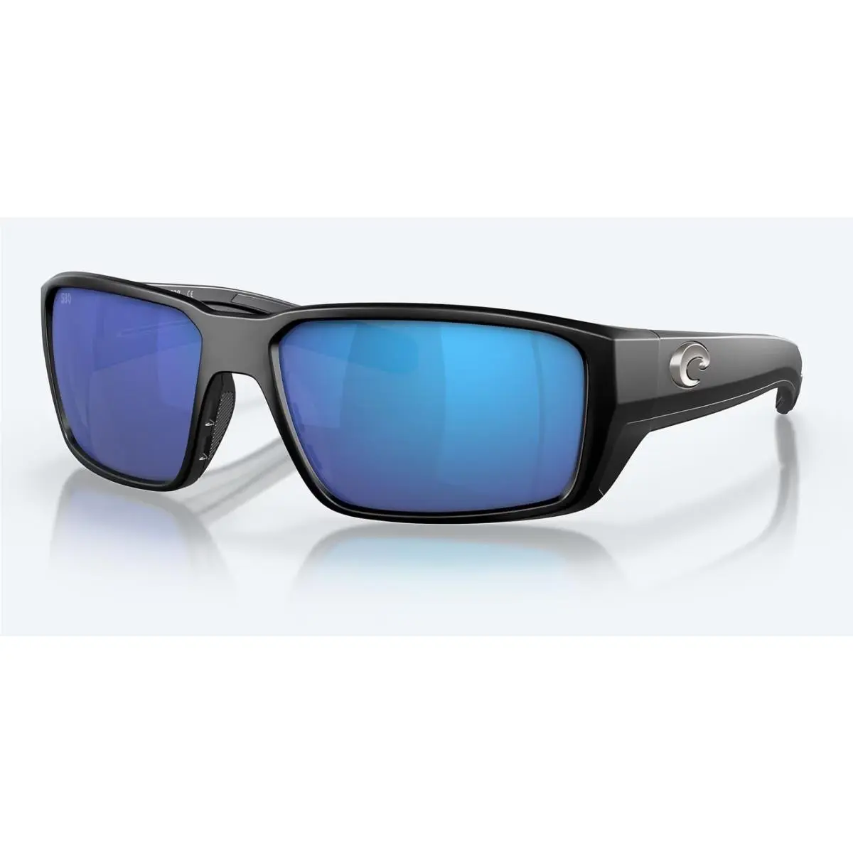 Costa Del Mar Fantail Pro Matte Black / Blue Mirror Polarized Glass 580G