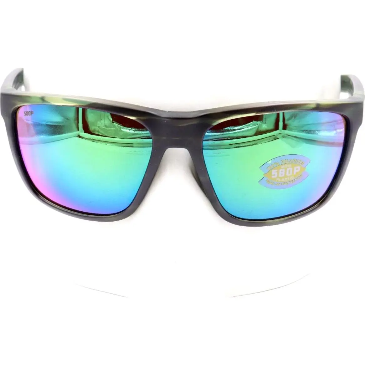 Costa Del Mar Ferg Matte Reef Green 580P Sunglasses 06S9002-90022159