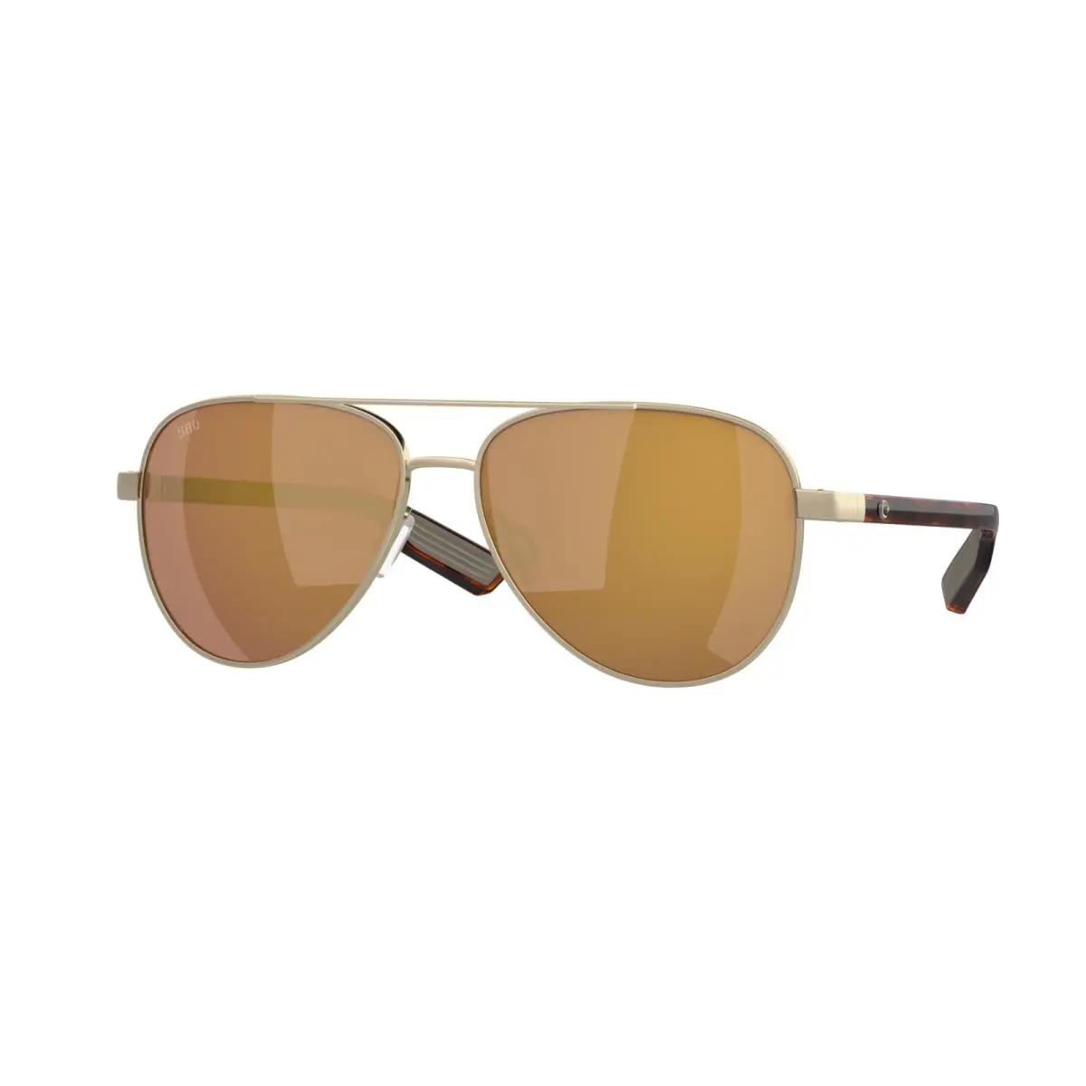 Costa Del Mar 06S4002 400228 Peli Sunglasses Brushed Gold Gold 580G Polarized