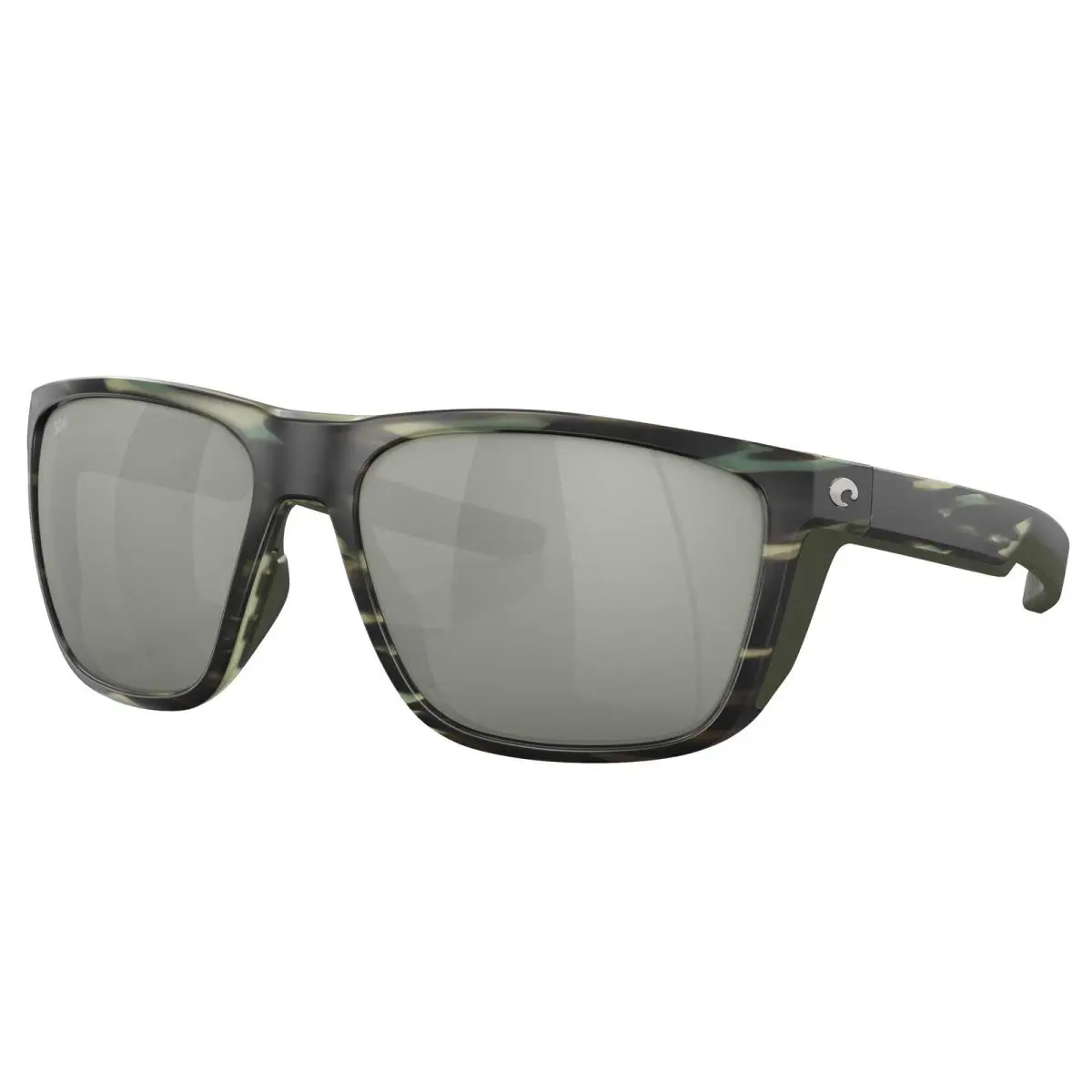 Costa Del Mar Men`s Sunglasses Grey Silver Mirrored Lens Ferg 0FRG253 Osgglp - Frame: Matte Reef, Lens: Grey Silver Mirrored