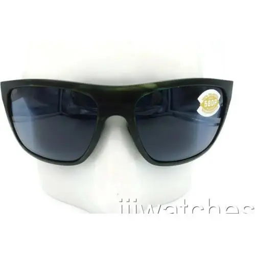 Costa Del Mar Broadbill Matte Reef Gray 580P Sunglasses Brb 253 Ogp