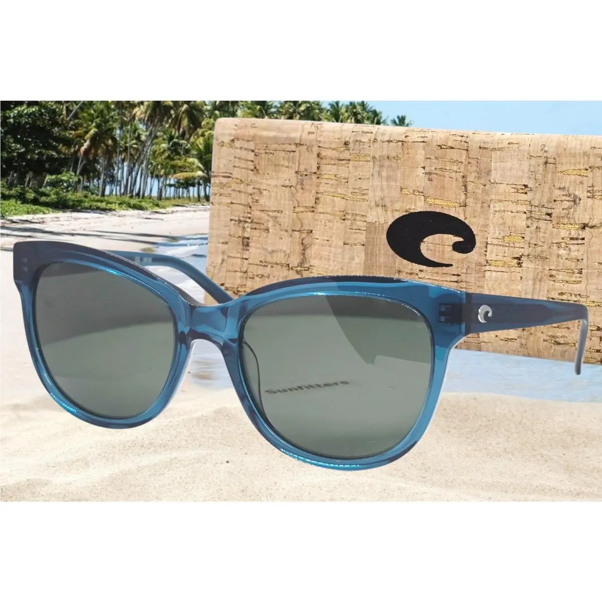 Costa Del Mar Teal/gray Bimini Polarized 580G Sunglasses