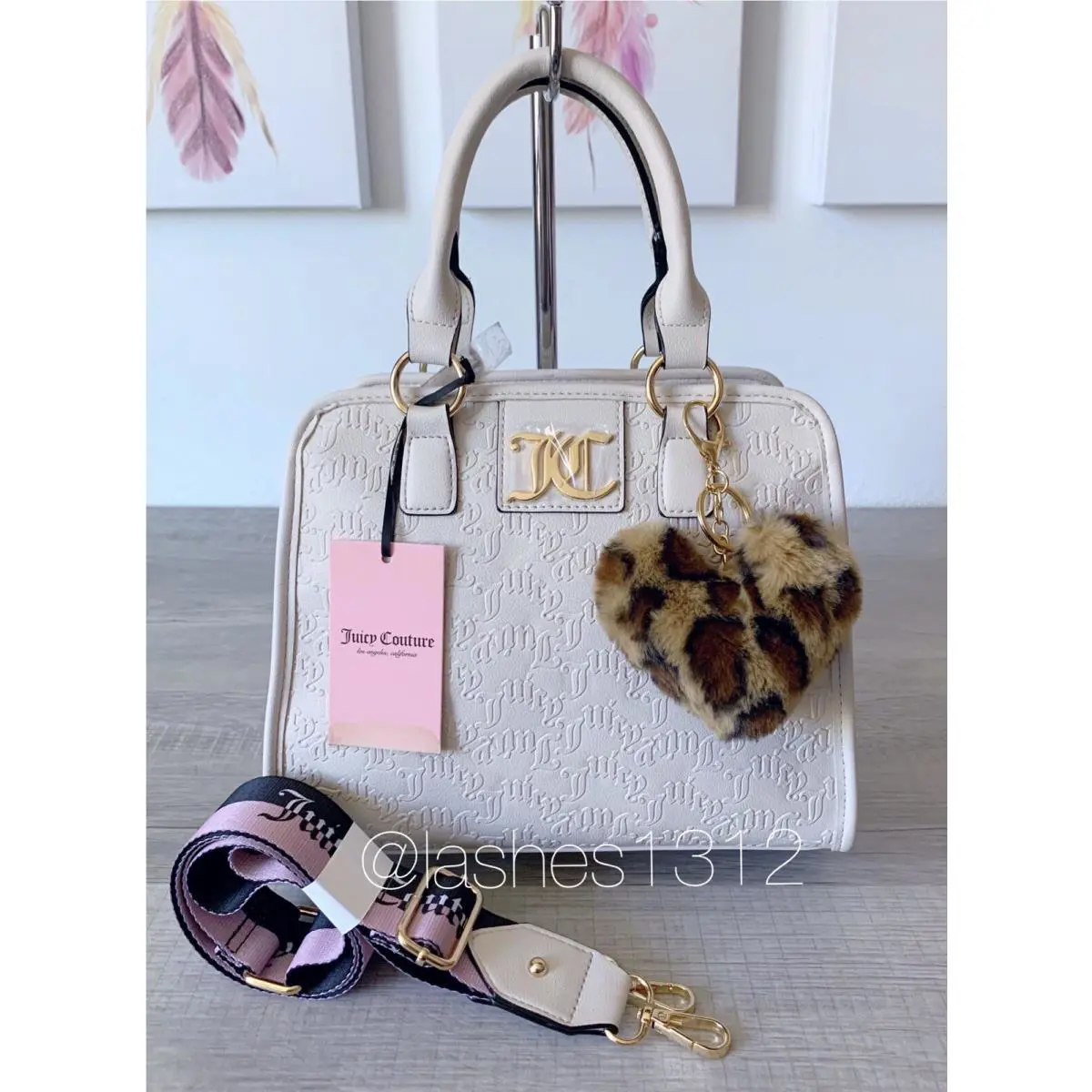 Juicy Couture Bag Charm I’m Sure Satchel - Cream