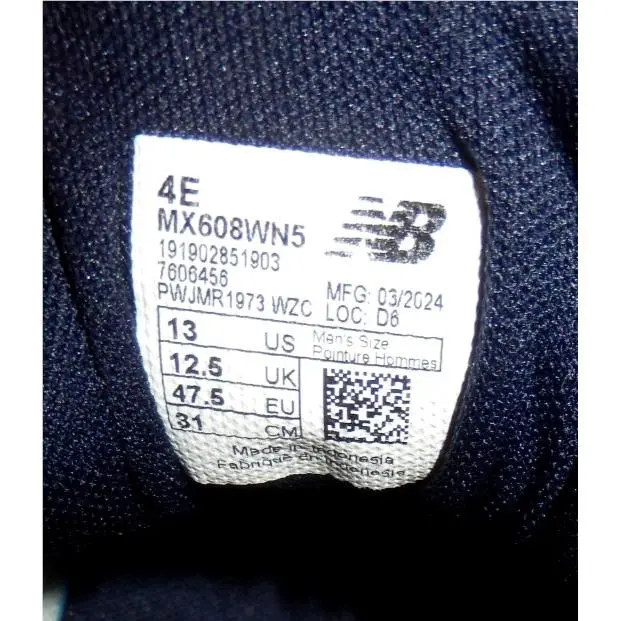 New Balance shoes - New Balance 608v5 - MX608WN5 - White (UPC: 0191902851903) 6