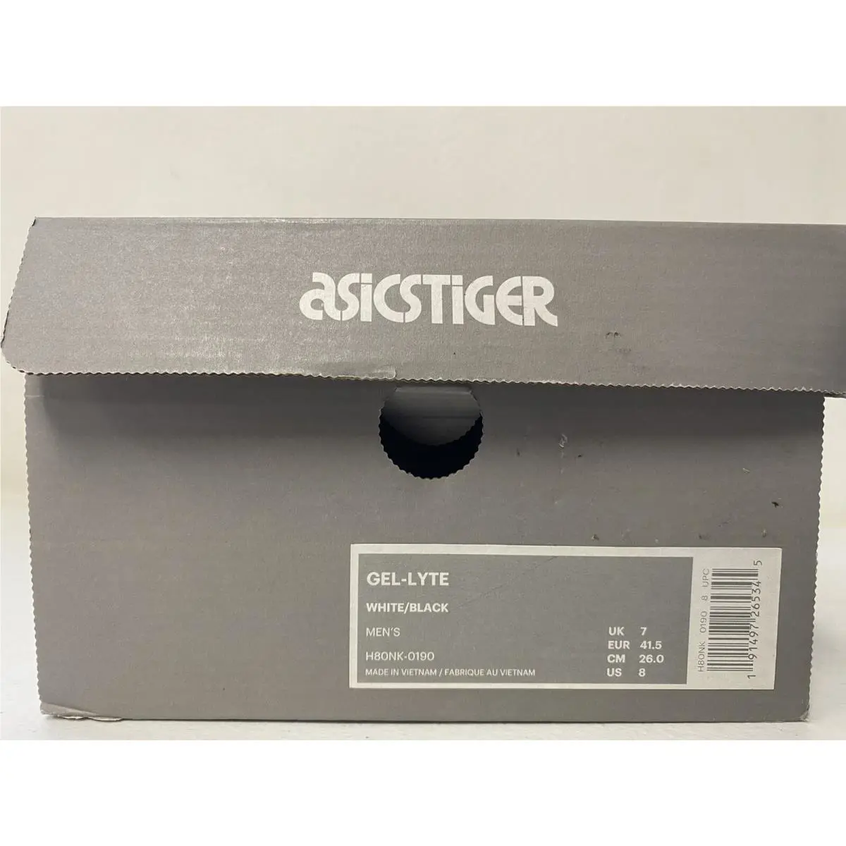 Asics shoes - ASICS Gel Lyte OG - Gel Lyte - H80NK-0190 - White (UPC: 0191497265345) 8