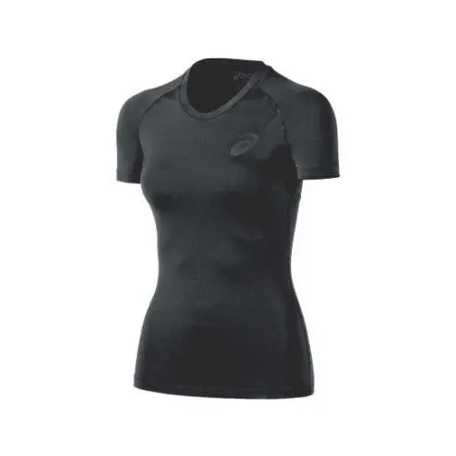 Asics Inner Muscle Womens Compression Top Short Sleeve Medium Black Boxed