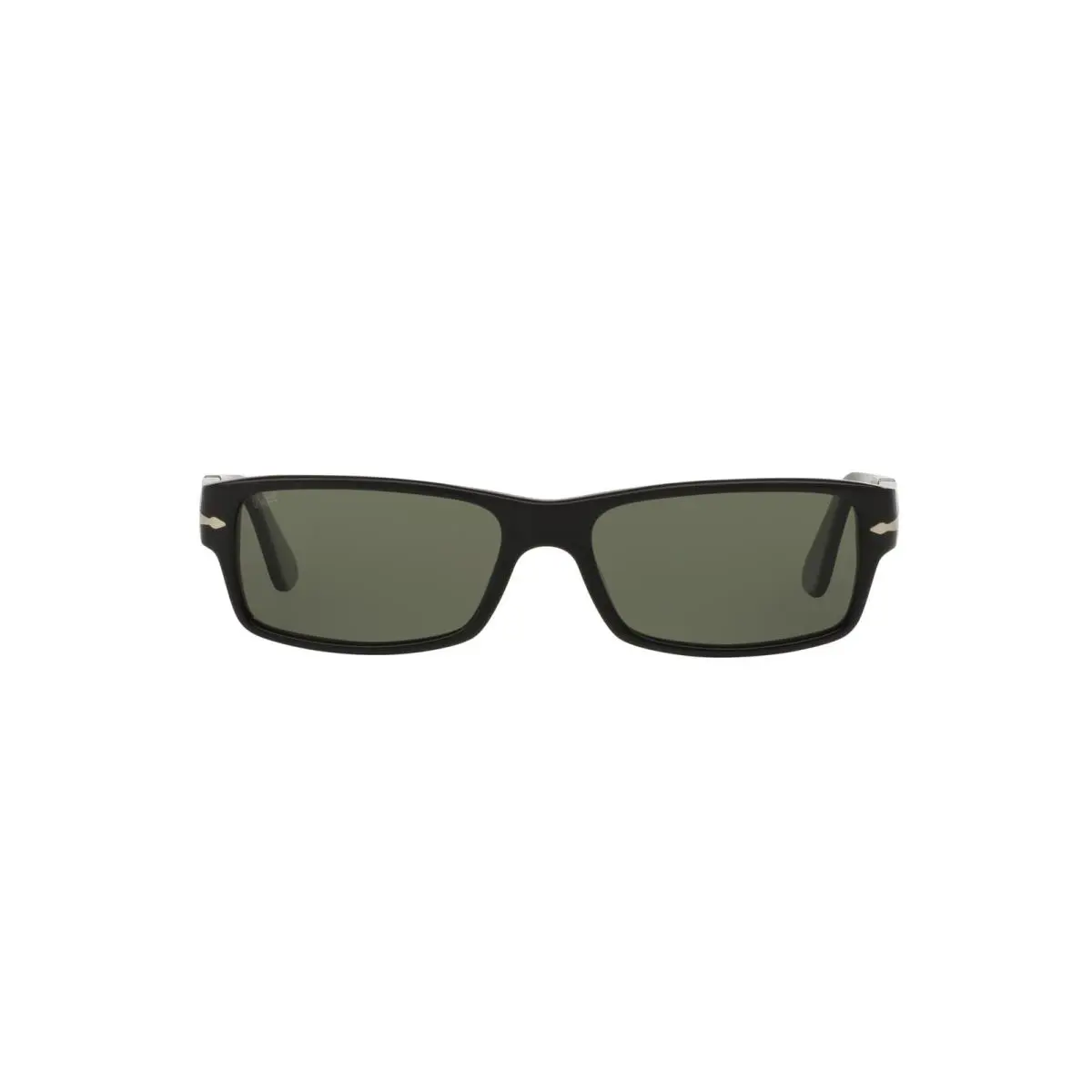 PO2747S Rectangular Sunglasses Black/green Polarized 57 Millimeters by Persol