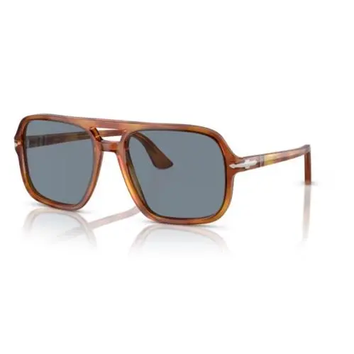 Persol 0PO3328S 96/56 Terra di Siena/light Blue 55mm Men`s Sunglasses