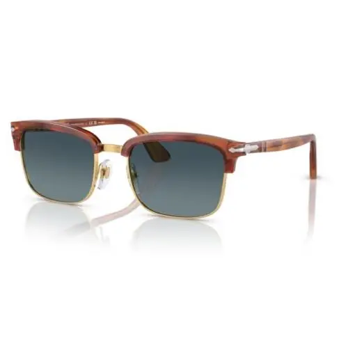 0PO3327S 96/S3 Terra di Seina/blue Polarized 56mm Men`s Sunglasses by Persol