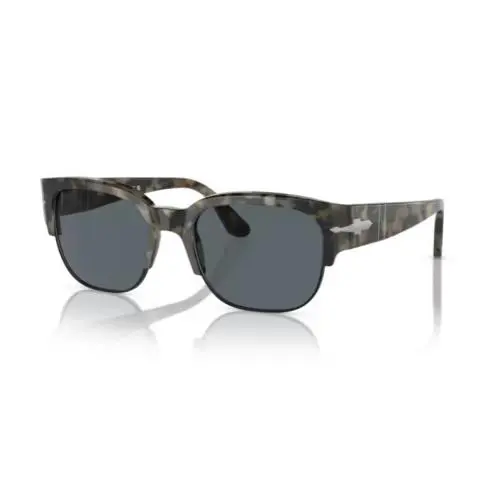 Persol 0PO3319S Tom 1071R5 Brown Tortoise/blue 52mm Unisex Sunglasses - Frame: Brown tortoise, Lens: Blue