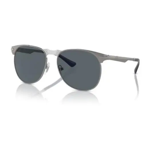 0PO1016S 513/R5 Gunmetal/blue Square 55mm Men`s Sunglasses by Persol