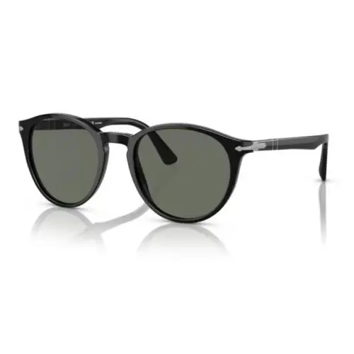 Persol PO3152S 901458 52mm Sunglasses Black Frame Green Polarized Lenses