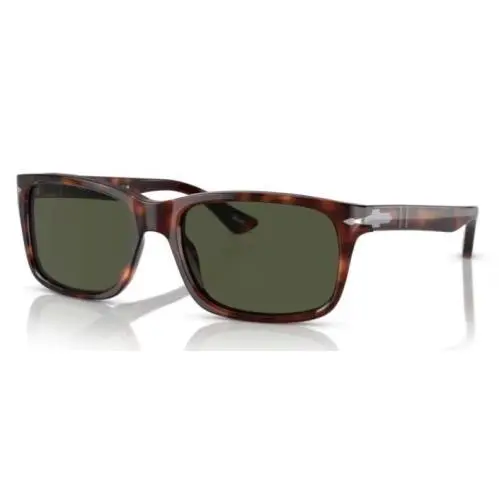 PO3048S 24/31 Rectangular Sunglasses Havana/green 58mm by Persol