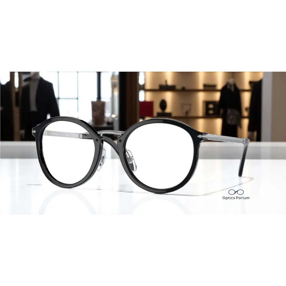 Persol PO3309S 95 GH Black Transitions 8 Grey 51 mm Unisex Sunglasses