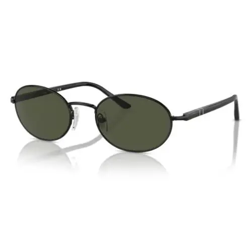 0PO1018S 107831 Black/green Oval Shaped 55 mm Women`s Sunglasses by Persol
