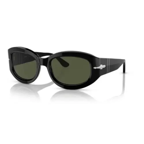 0PO3335S 95/31 Black/green Oval 56mm Men`s Sunglasses by Persol