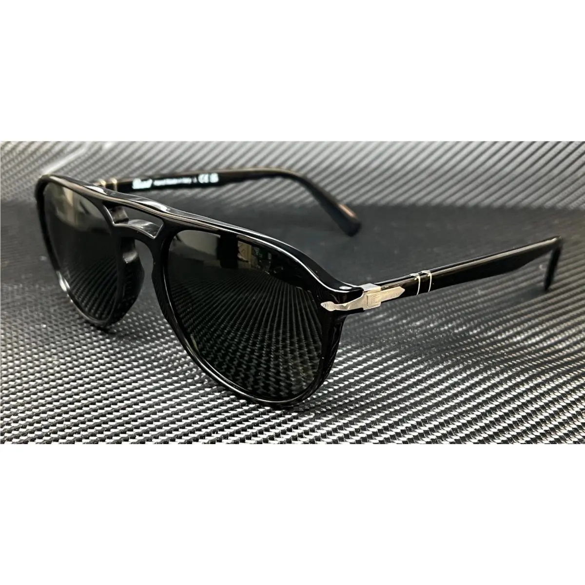 Persol PO3235S 95 31 Black Pilot Unisex 55 mm Sunglasses