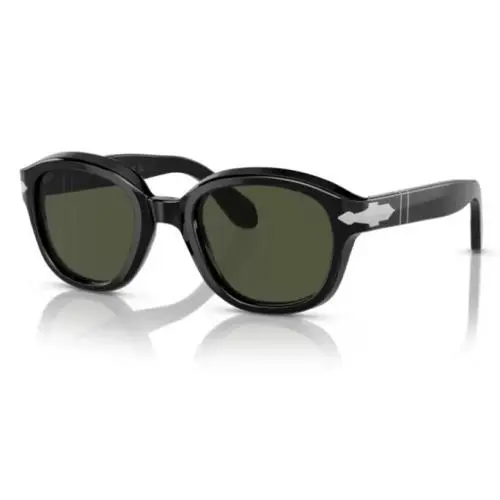 Persol 0PO0060S 95/31 Black/green Soft Square 52mm Women`s Sunglasses