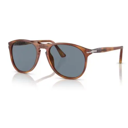 Persol 0PO9649S 96/56 Terra di Siena/ Blue Oval Men`s Sunglasses