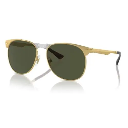 0PO1016S 515/31 Gold / Green Square 55mm Men`s Sunglasses by Persol