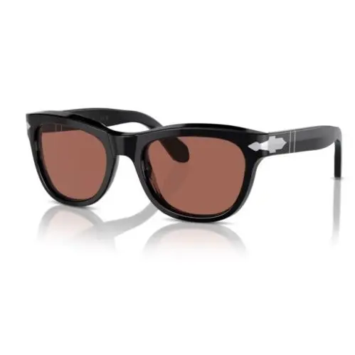 0PO0086S 95/H2 Black/brown Soft Square 54mm Men`s Sunglasses by Persol