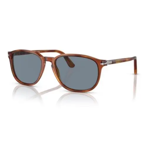 Persol 0PO3019S 96/56 Terra di Siena/blue Square Shaped 52mm Men`s Sunglasses