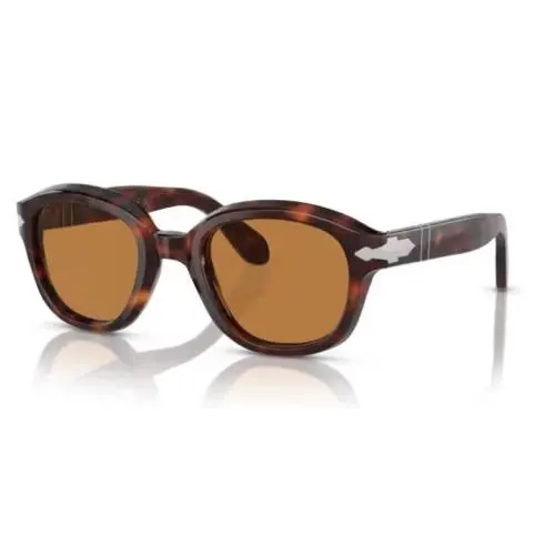 0PO0060S 24/53 Havana/yellow Soft Square 50mm Women`s Sunglasses by Persol