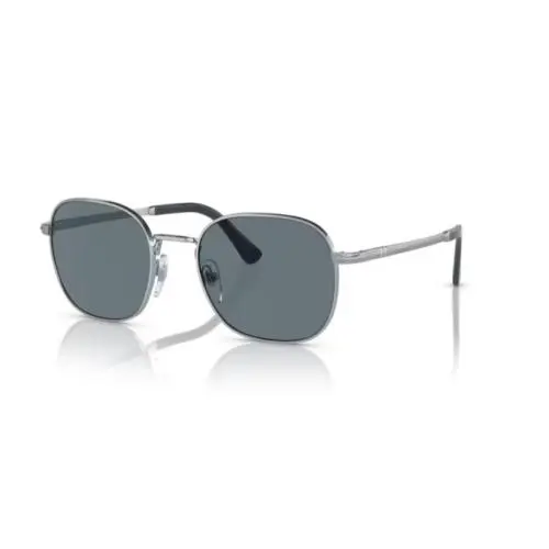 0PO1009S 518/3R Dark Blue/silver Polarized Unisex Sunglasses by Persol