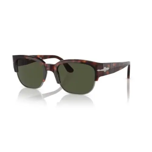 Persol 0PO3319S Tom 24/31 Havana/green 52mm Unisex Sunglasses - Frame: Havana, Lens: Green
