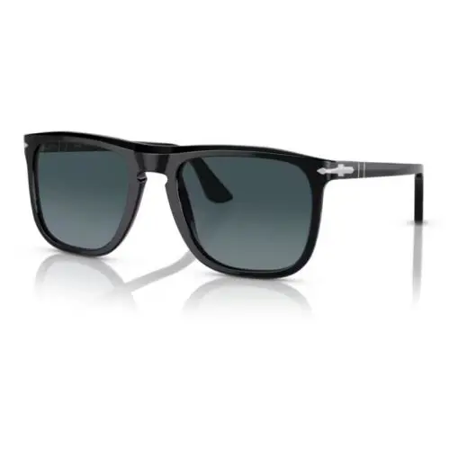 Persol 0PO3336S 95/S3 Black/ Blue Gradient Oval Shaped 57mm Women`s Sunglasses
