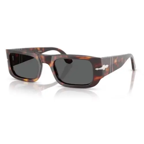0PO3362S 24/B1 Havana/ Dark Grey Oval 52mm Unisex Sunglasses by Persol
