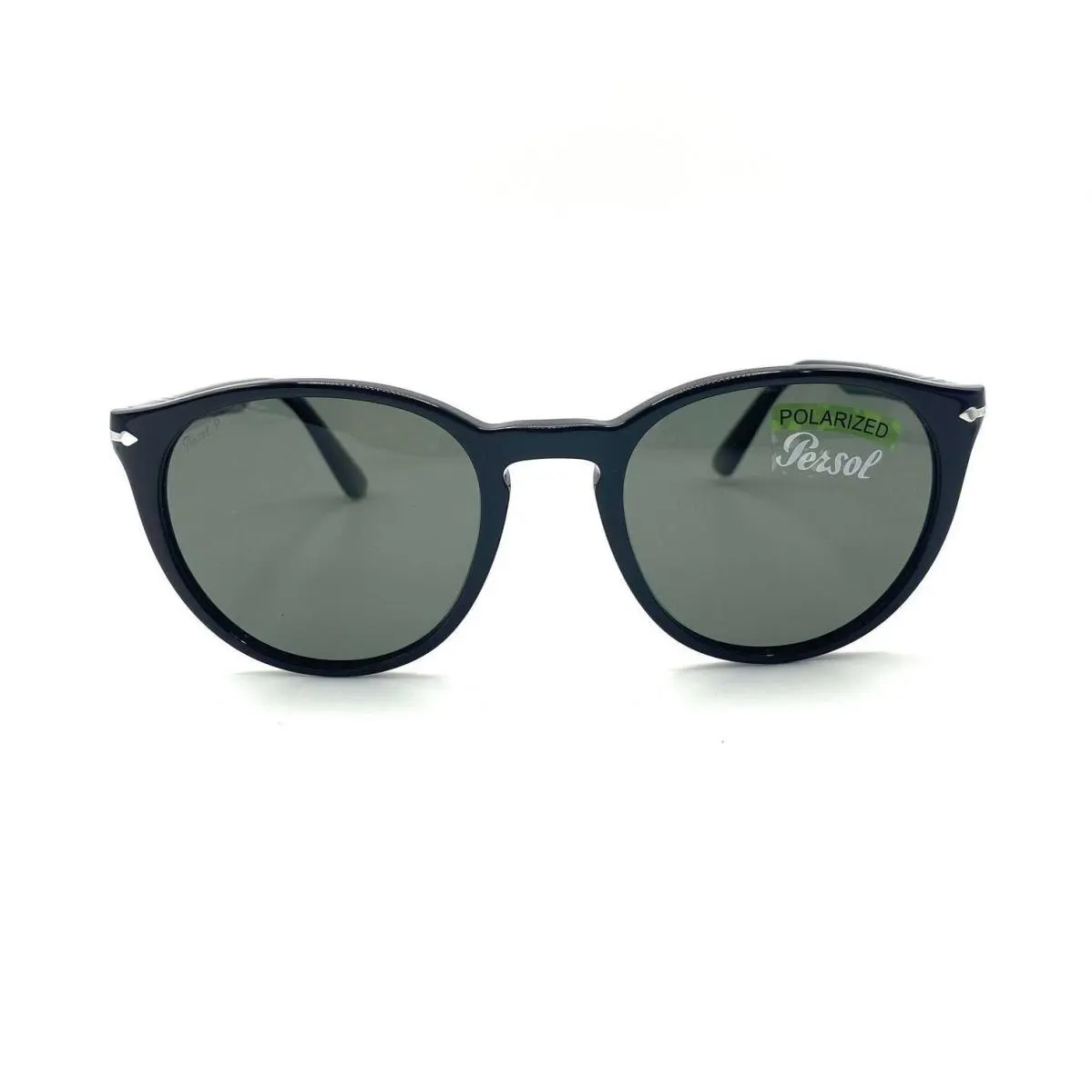 Persol PO3152S Sunglasses 9014/58 Black/green Polarized Lens 52mm
