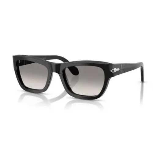 0PO0091S 95/32 Black/clear Grey Gradient Square 53mm Men`s Sunglassesaaaa by Persol