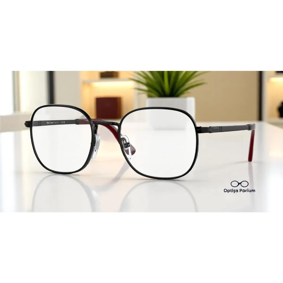 Persol PO1009S 1078GJ Black Transitions 8 Green 52 mm Unisex Sunglasses