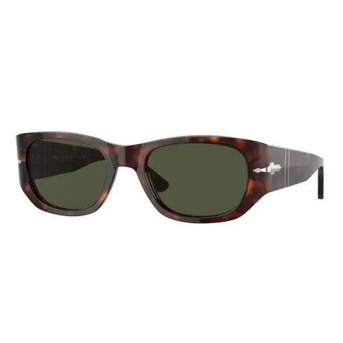 0PO3307S 24/31 Havana/green Unisex Sunglasses by Persol