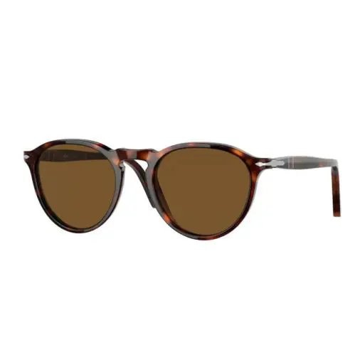 0PO3286S 24/57 Havana/ Brown Polarized Unisex Sunglasses by Persol