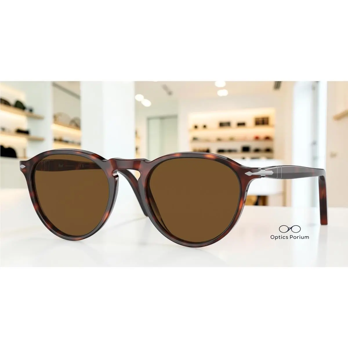 Persol PO3286S 24 57 Havana Polar Brown Polarized 53 mm Unisex Sunglasses