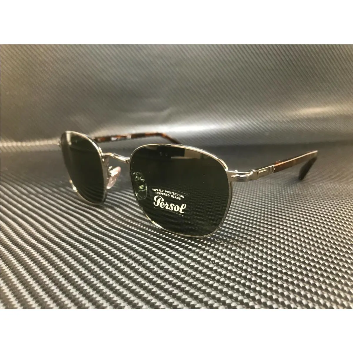 Persol PO2476S 513 31 Gunmetal Square Unisex 52 mm Sunglasses