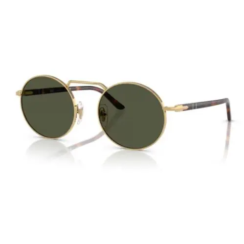Persol 0PO1019S 515/31 Gold/green Oval Shape Unisex Sunglasses