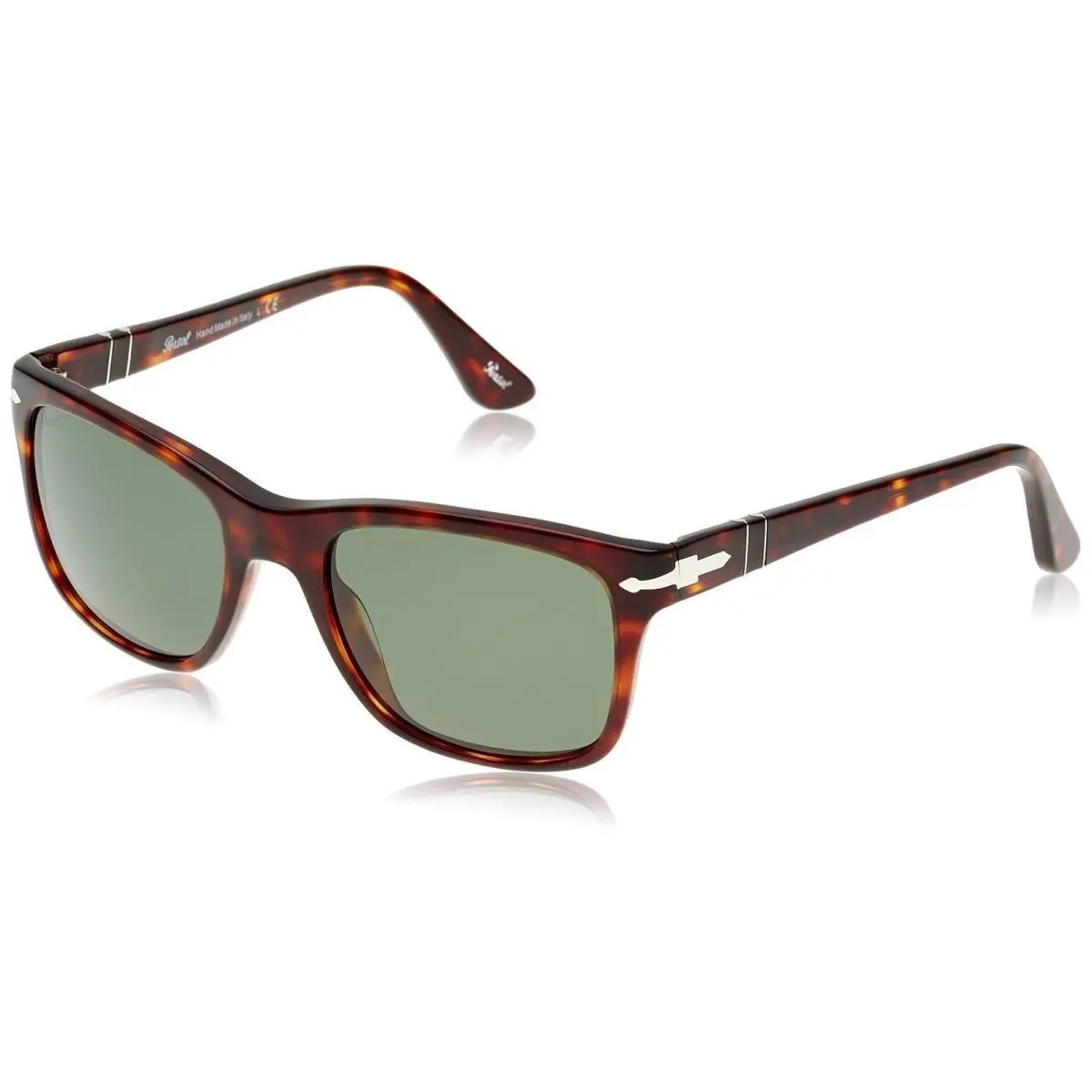 Persol PO3135S 24/31 55mm Havana Frame Green Lens Sunglasses