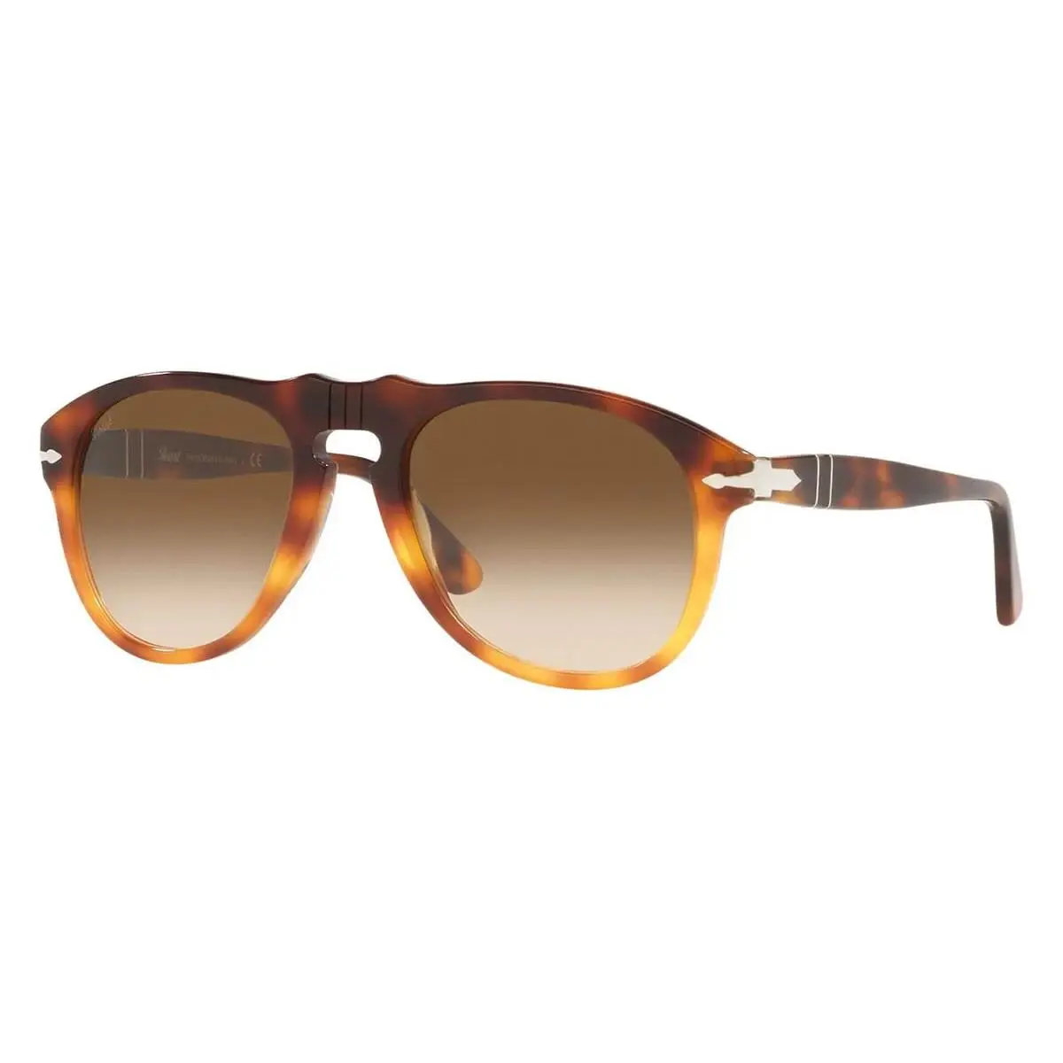 Persol PO0649 116051 Sunglasses Dark Brown Tortoise Brown 54mm Lens