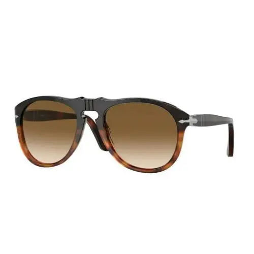PO0649 116051 54 Dark Brown-light Brown Tortoise/brown Sunglasses by Persol