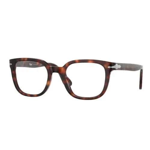 0PO3263V 24 Havana/ Silver Unisex Eyeglasses by Persol